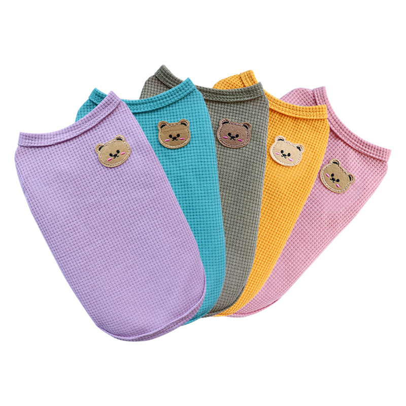 Dog Anxiety Vest - İlkbahar Yaz Evcil Hayvan Waffle Yelek
