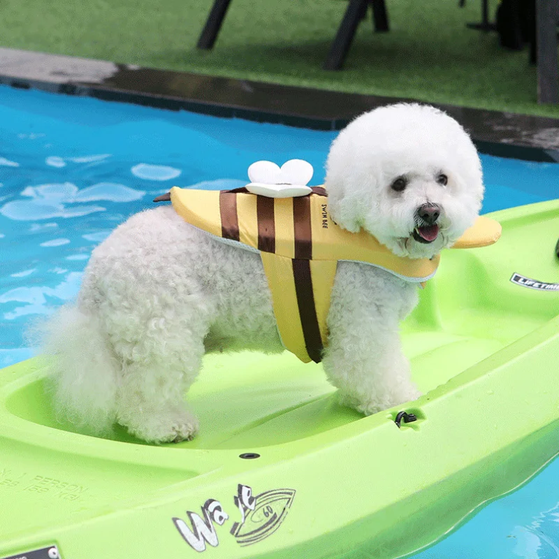 Dog Life Jacket - Yaz küçük arı köpek mayo su