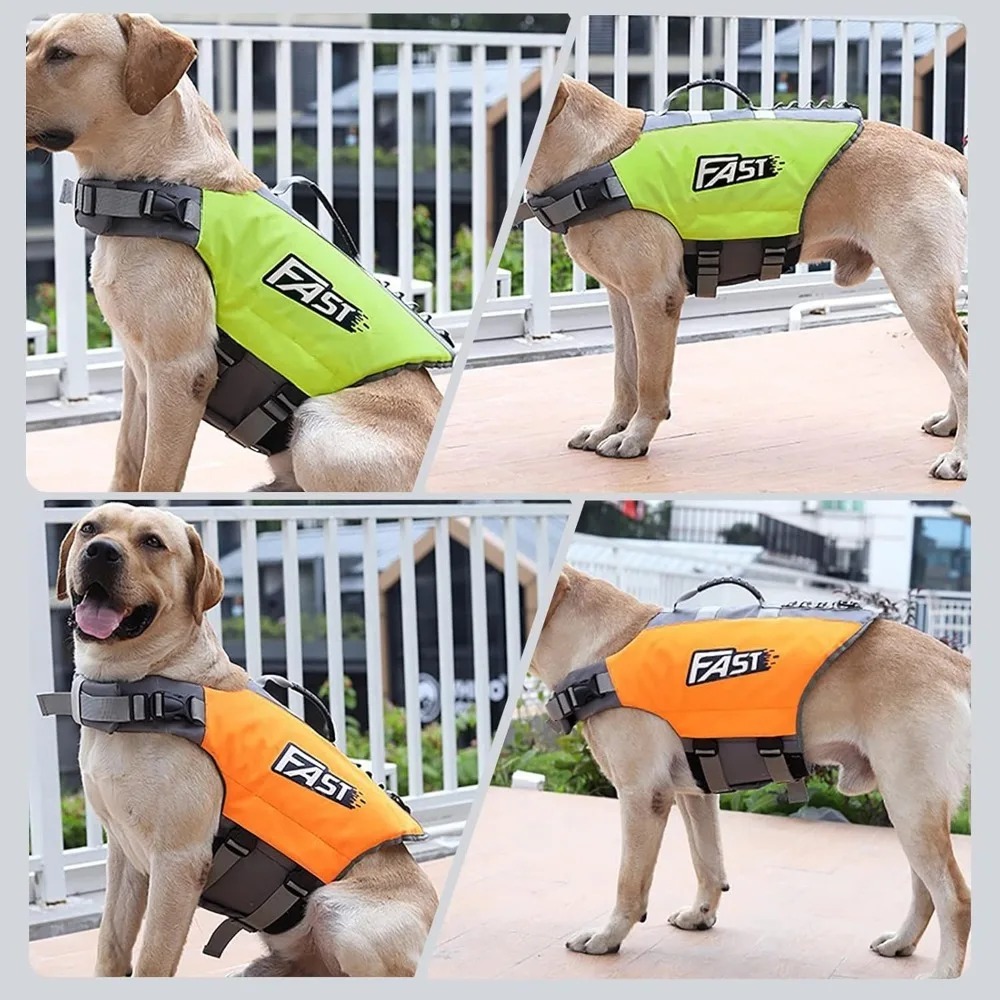 Dog Life Jacket - Ayarlanabilir Evcil Hayvan Yüzme Can Yeleği