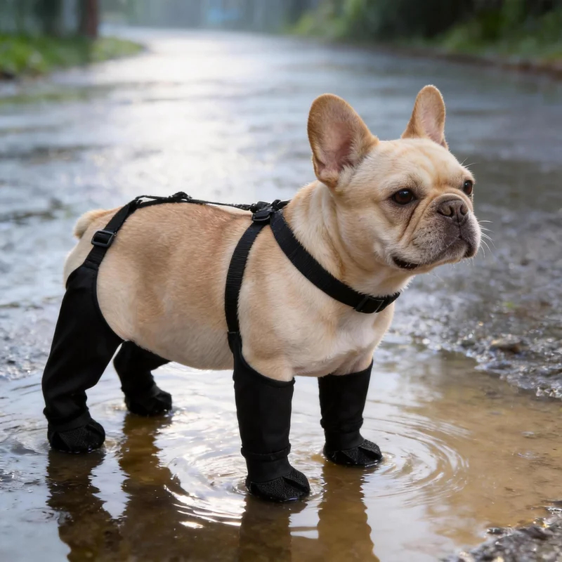 Dog Booties Paw Protector - Su geçirmez Köpek Botları Kaymaz Köpek