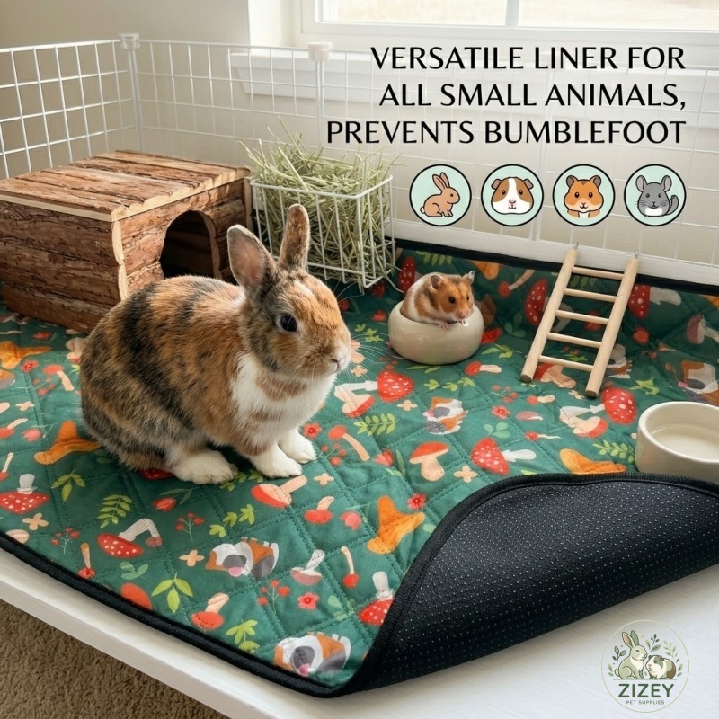 Hedgehog Bedding Liner - Hamster yatak örtüsü yıkanabilir tavşan çiş