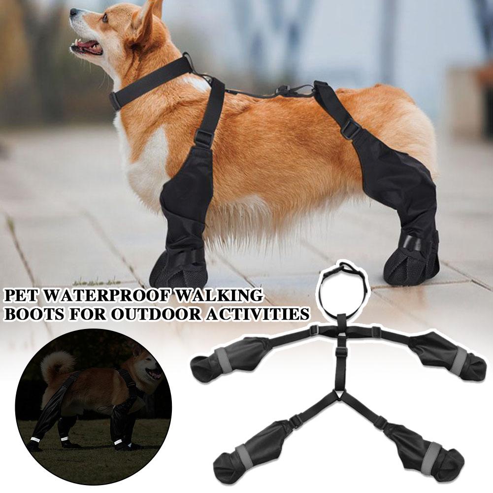 Dog Booties Paw Protector - Su Geçirmez Köpek Ayakkabıları, Köpek Pati