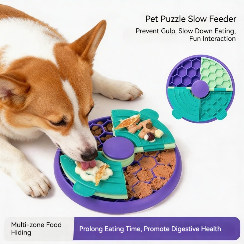 Pet Zone Supplies - Köpekler İçin İnteraktif Bulmaca Oyuncak, Yavaş