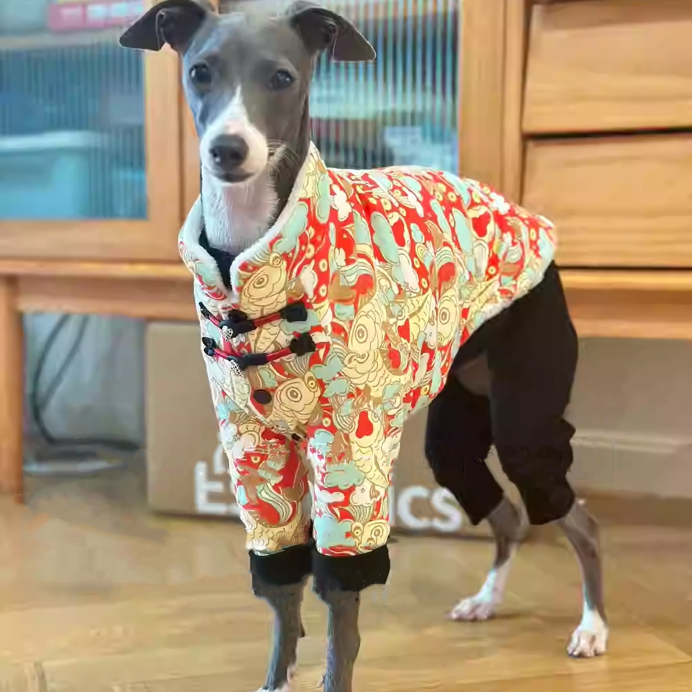 Dog Life Jacket - Çin Düğüm Toka Polar Ceket İtalya
