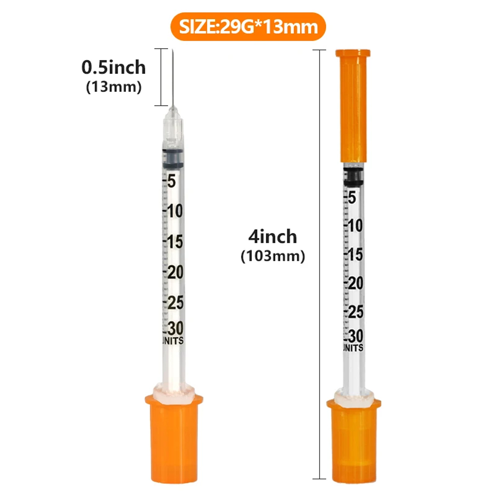 100 Adet 0.3ml 29G 13mm İnsüli - Pet Supplies Vet Clinic incelemesi ve fiyatı