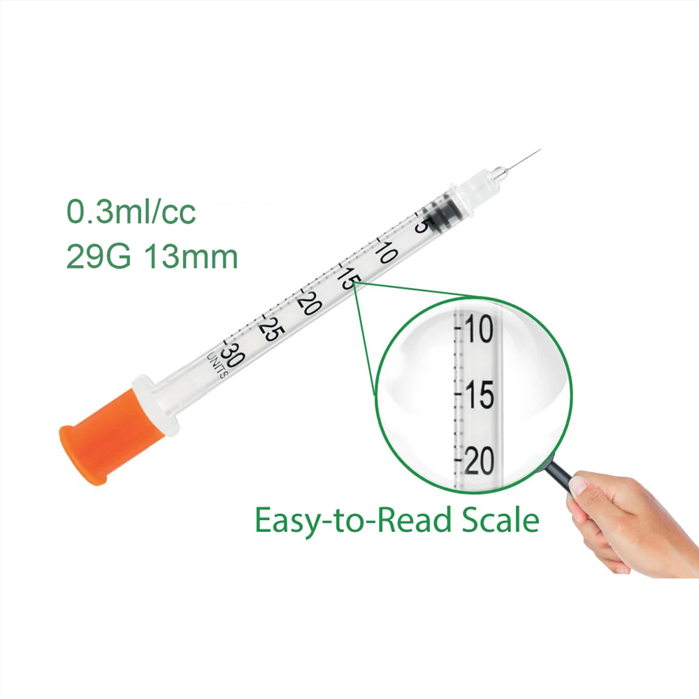 100 Adet 0.3ml 29G 13mm İnsüli - Pet Supplies Vet Clinic incelemesi ve fiyatı