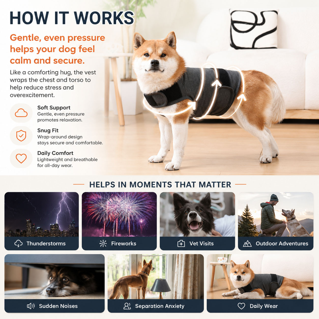 Köpek Anksiyete Yeleği Sakinle - Dog Anxiety Vest incelemesi ve fiyatı